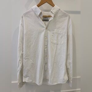 Goodfellow & Co Men's Slim White Every Wear Oxford Button-up .